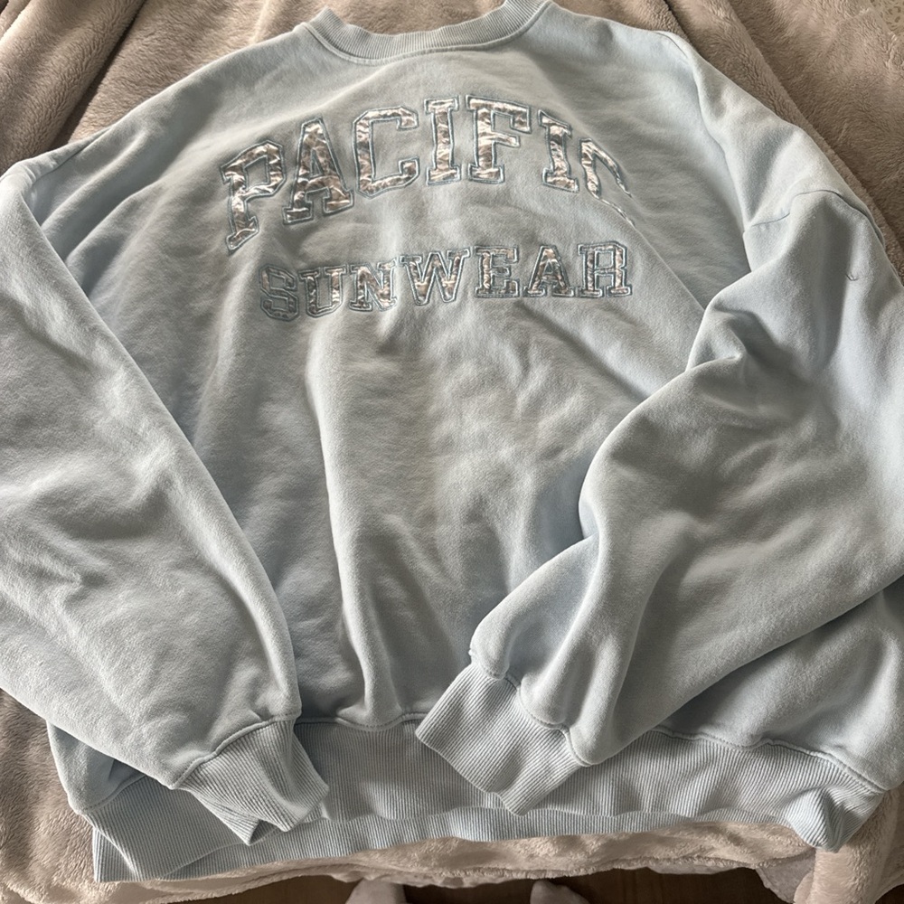 PacSun Men's Sky Blue Crewneck Sweater